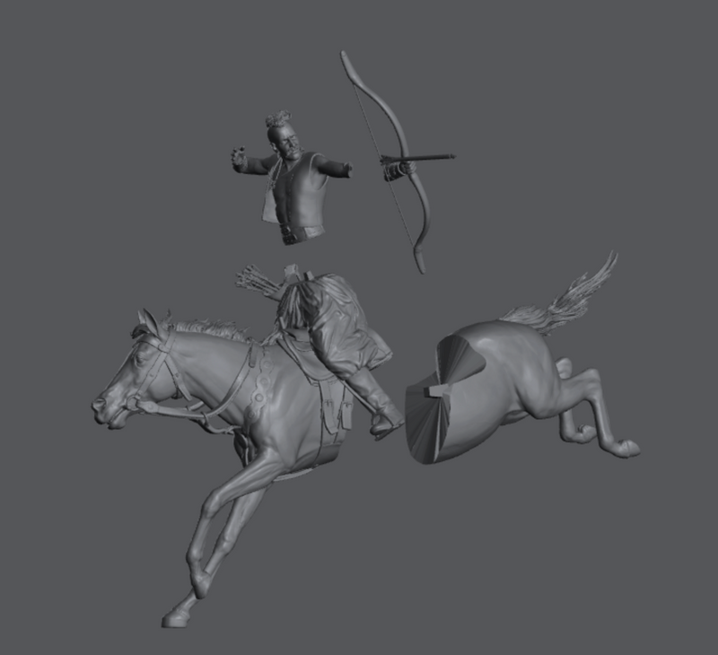 Cossack on the Hunt - 3D Print