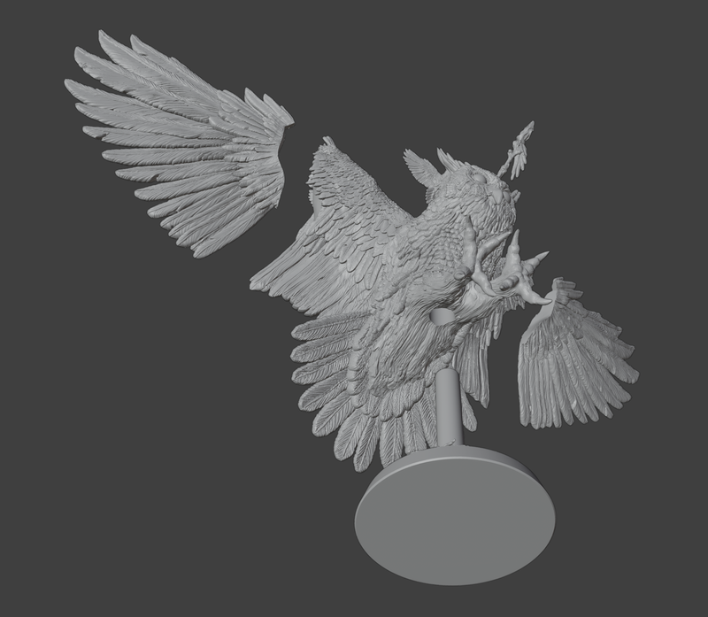 Eloven Flying On Noctua - 32mm - 3D Print