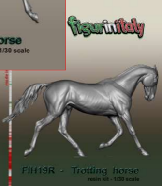 Trotting Horse (Right-Facing)