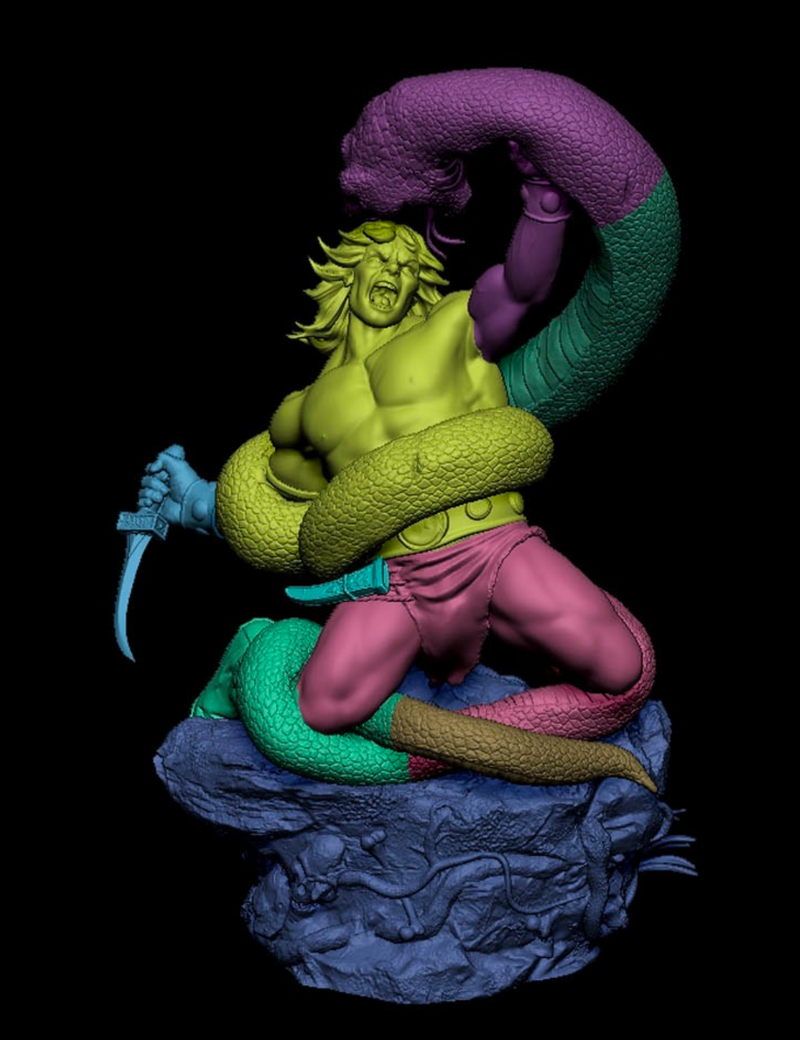 Conan Vs Set - 3D Print