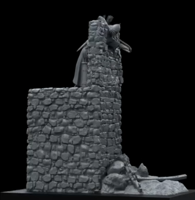 Hadrian's Wall Diorama, Roman Auxilia Archer - Part 3 - 75mm