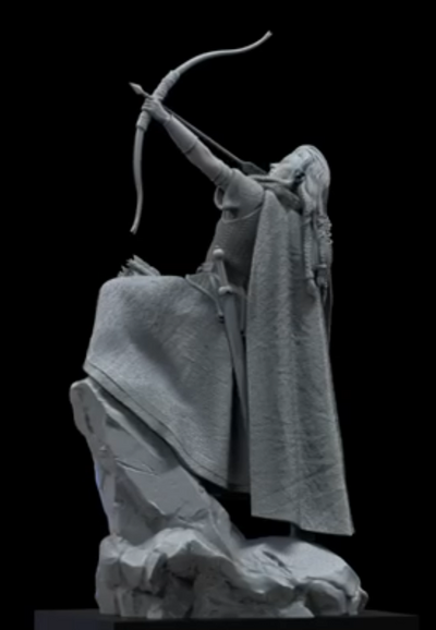 Hadrian's Wall Diorama, Lady Warrior - Part 2 - 75mm