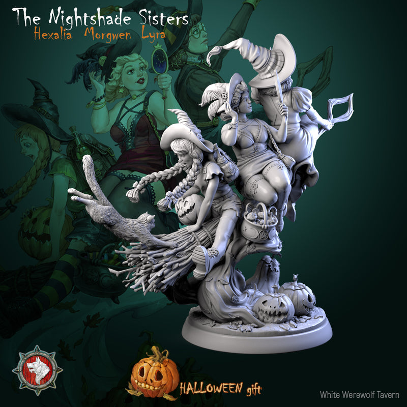 The Nightshade Sisters - 3D Print