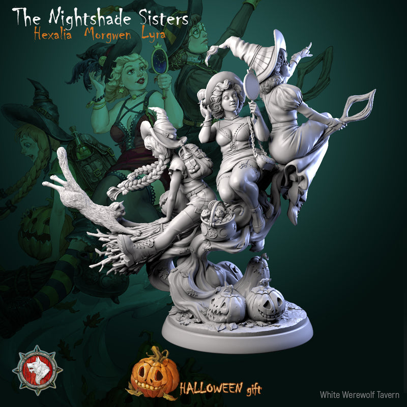 The Nightshade Sisters - 3D Print
