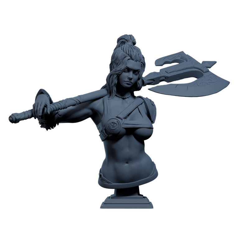 North Winds - Thora Bust - 3D Print