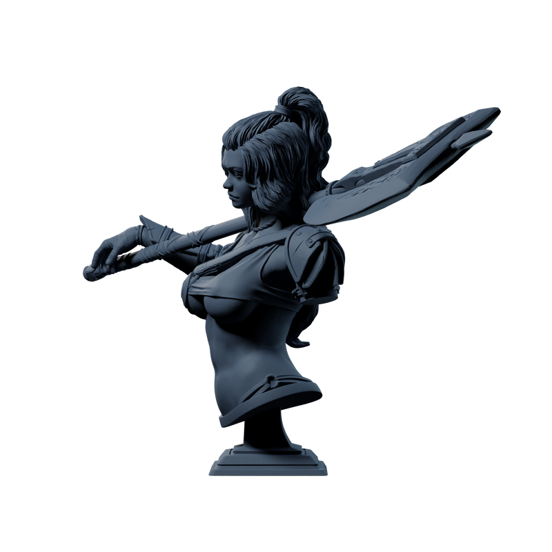 North Winds - Thora Bust - 3D Print