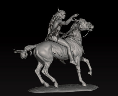 Blackfoot Warrior (75mm)