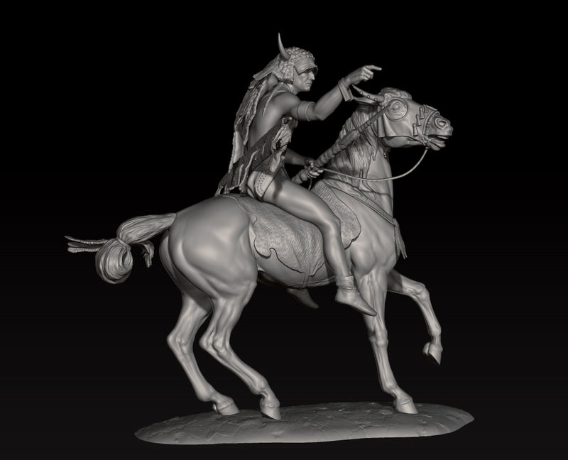 Blackfoot Warrior (75mm)