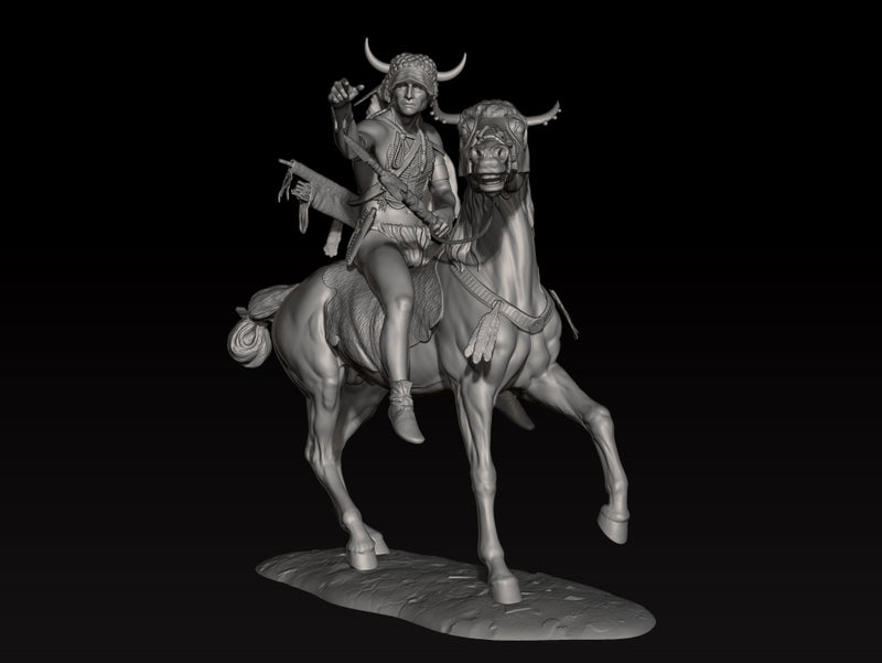 Blackfoot Warrior (75mm)
