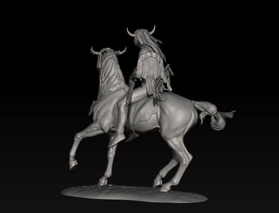 Blackfoot Warrior (75mm)