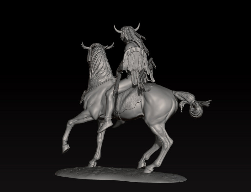 Blackfoot Warrior (75mm)