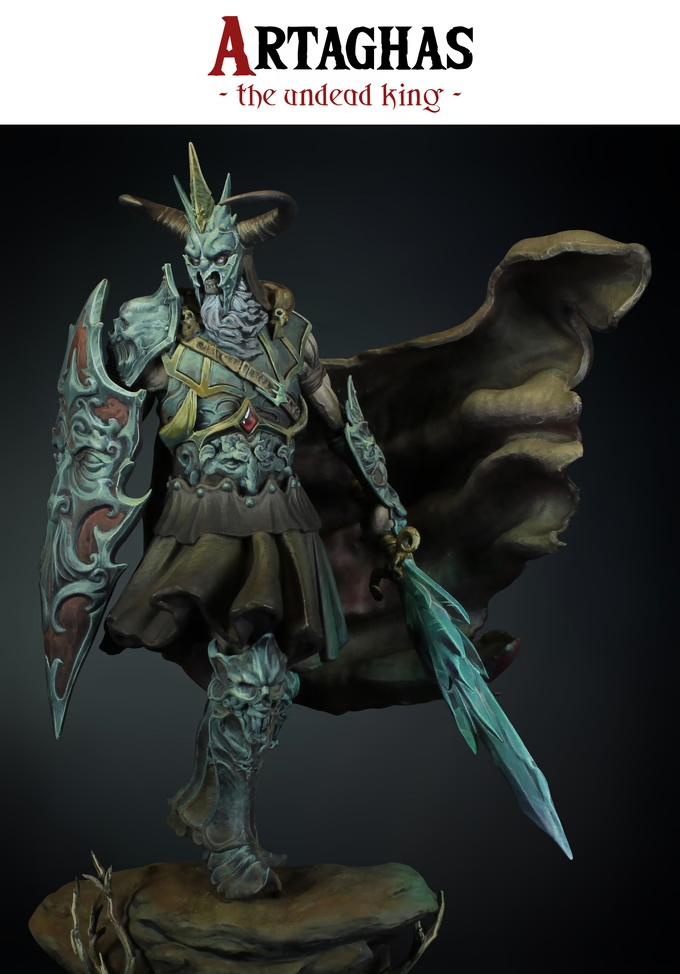 Artaghas the Undead King - 3D Print