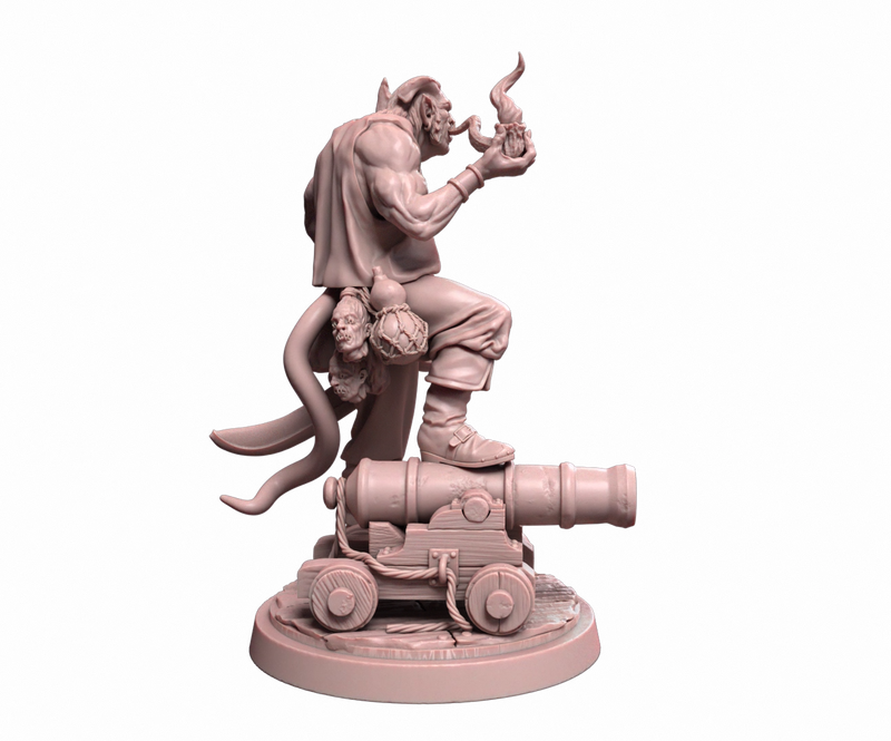 Barbatos, the Cannonmaster - 3D Print