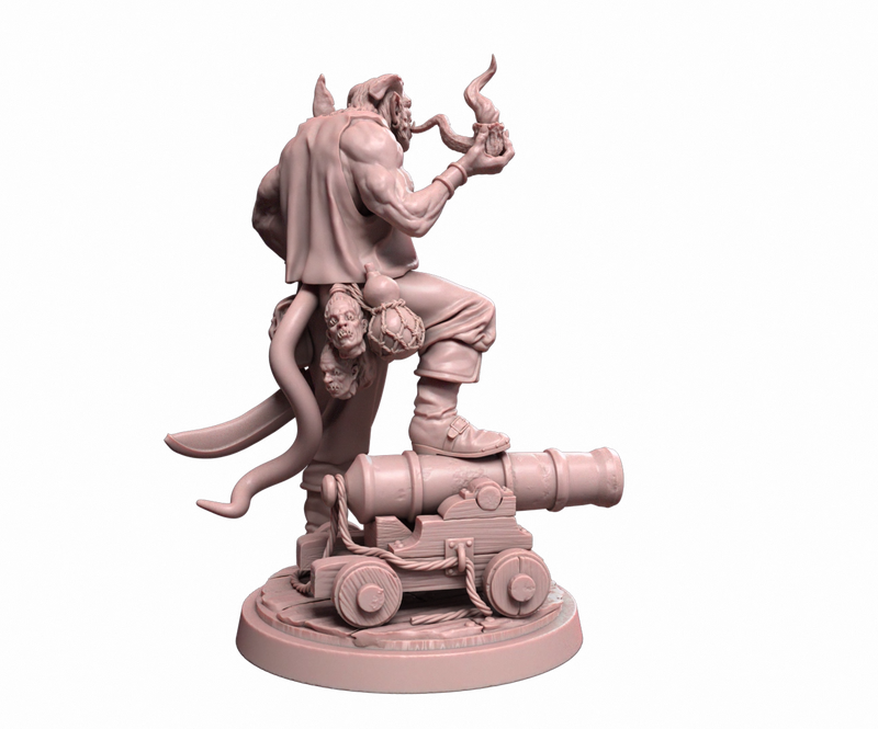 Barbatos, the Cannonmaster - 3D Print