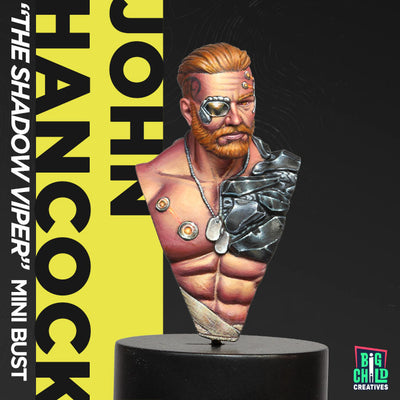 John Hancock “The Shadow Viper” (Mini-bust)