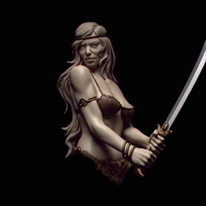 The Chase Bust - 3D Print