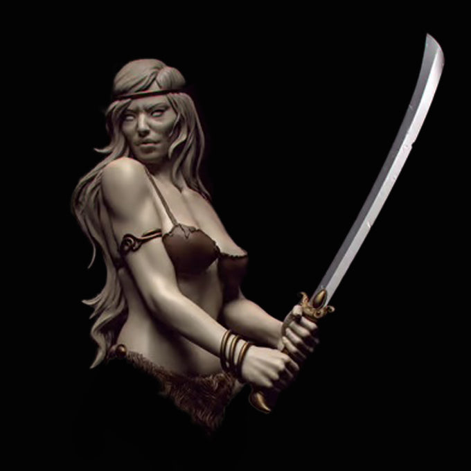 The Chase Bust - 3D Print
