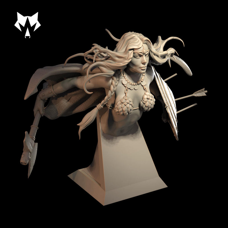 Red Sonja Bust - 3D Print