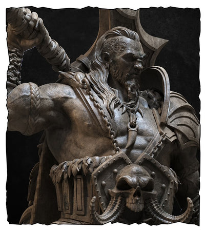 Karnak the Barbarian Bust - 3D Print
