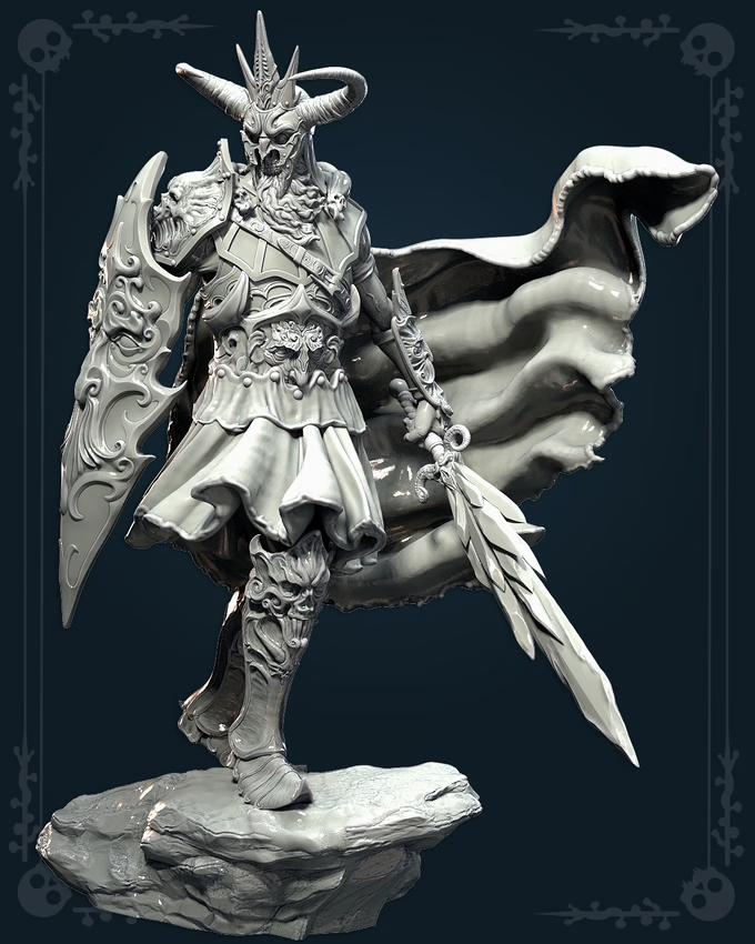 Artaghas the Undead King - 3D Print
