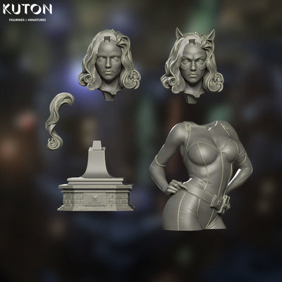 Catwoman Bust - 3D Print