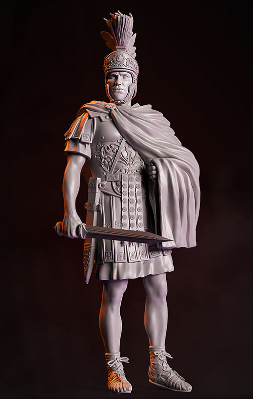 In Charge, Roman Praetorian Centurion 1st-2nd C. AD - 90mm - 3D Print