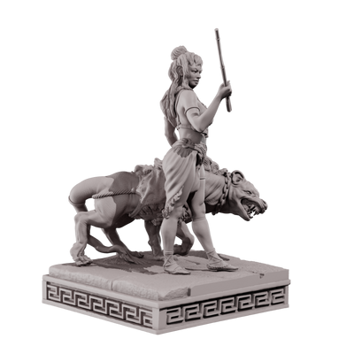 The Lost Kingdom of Seductive Amazons Diorama - 3D Print