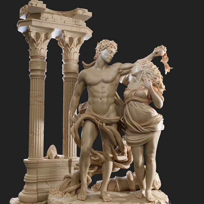 Apollo and Dafne - 3D Print