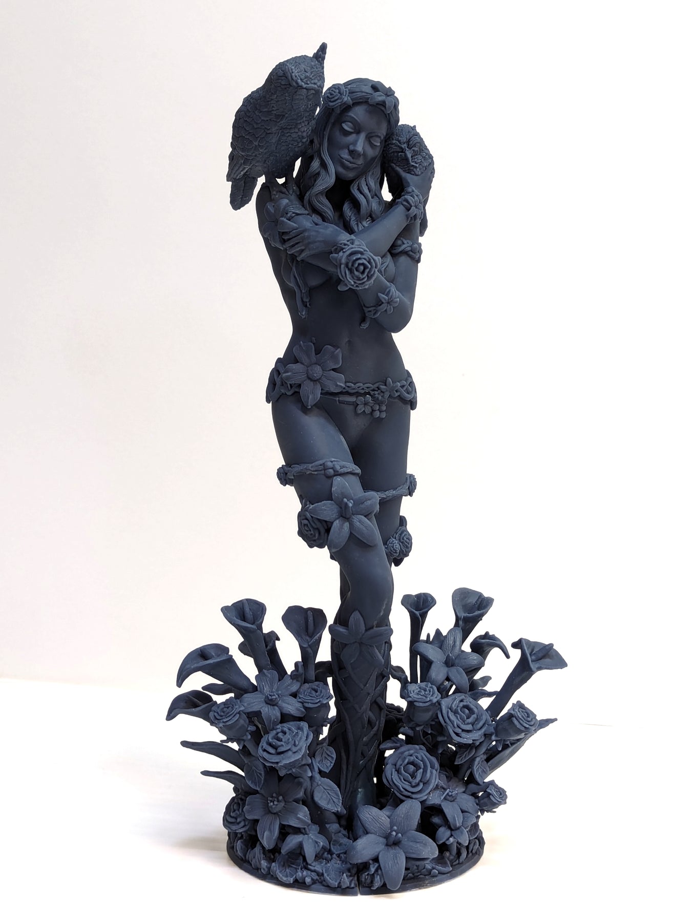 Dryad, Eloven The White Lily - 150mm - 3D Print