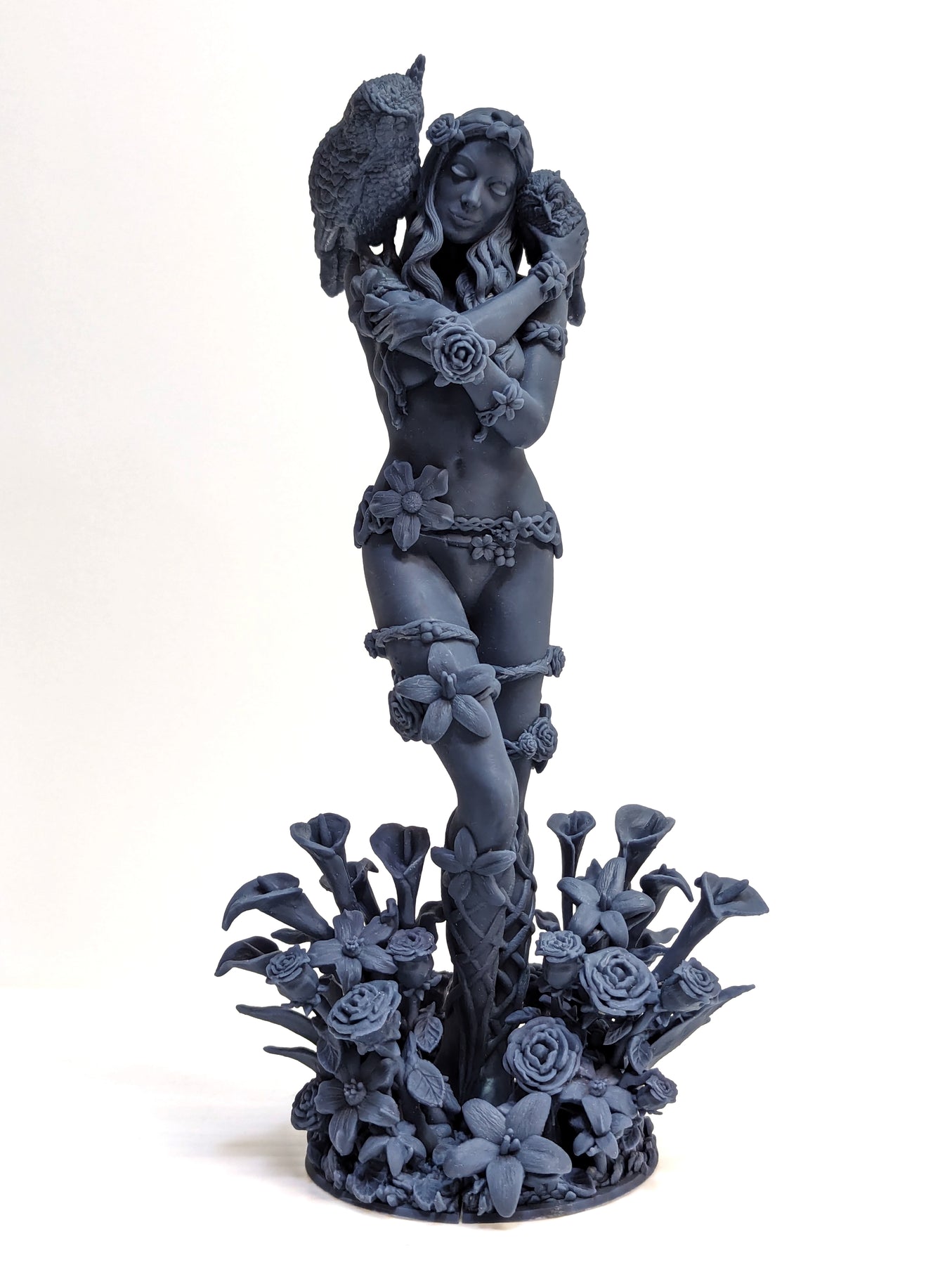 Dryad, Eloven The White Lily - 150mm - 3D Print
