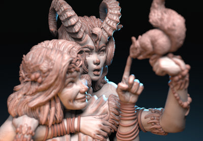 Fiona and Myrrh - 3D Print