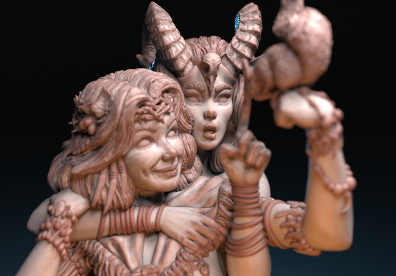 Fiona and Myrrh - 3D Print