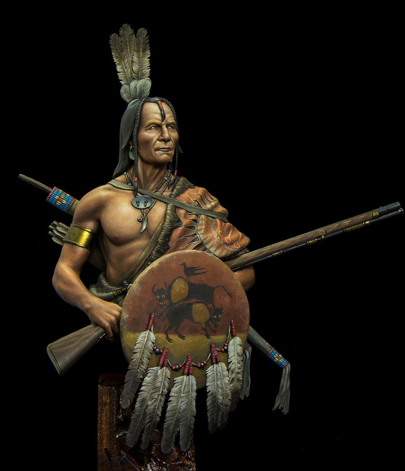 Hidatsa Warrior - Bust