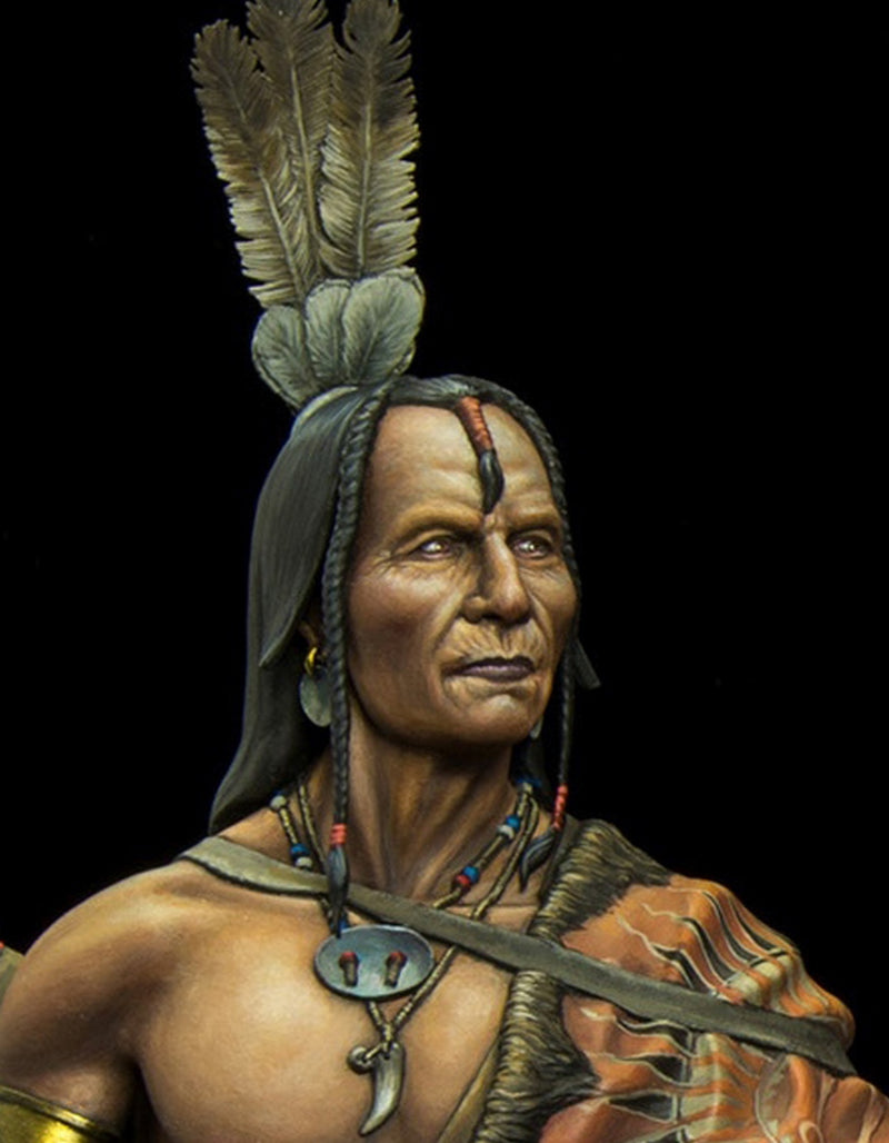 Hidatsa Warrior - Bust