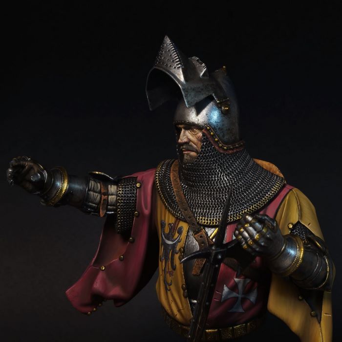 Medieval Knight XIV c. - Bust