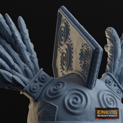 Gaelic Chief V-Neck Bust - 1/6 - 3D Print
