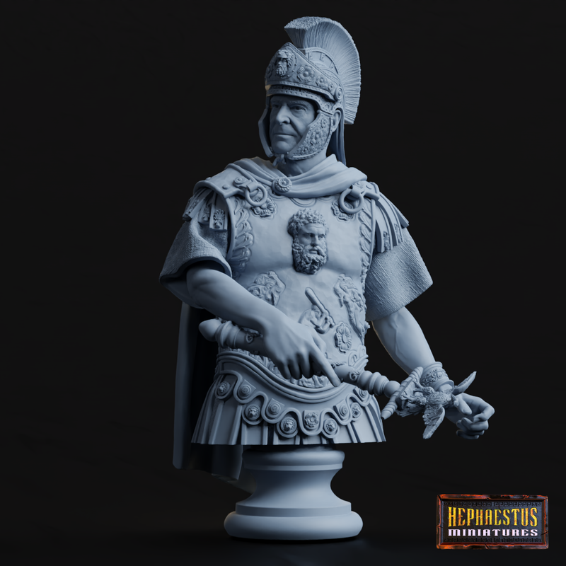 Roman Legatus Bust 1/6 - 3D Print