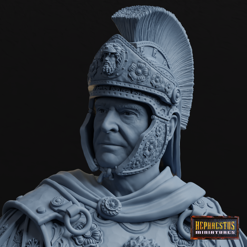 Roman Legatus Bust 1/6 - 3D Print