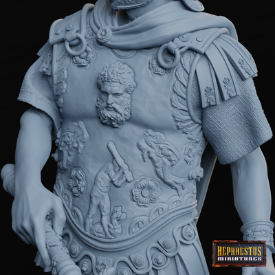 Roman Legatus Bust 1/6 - 3D Print