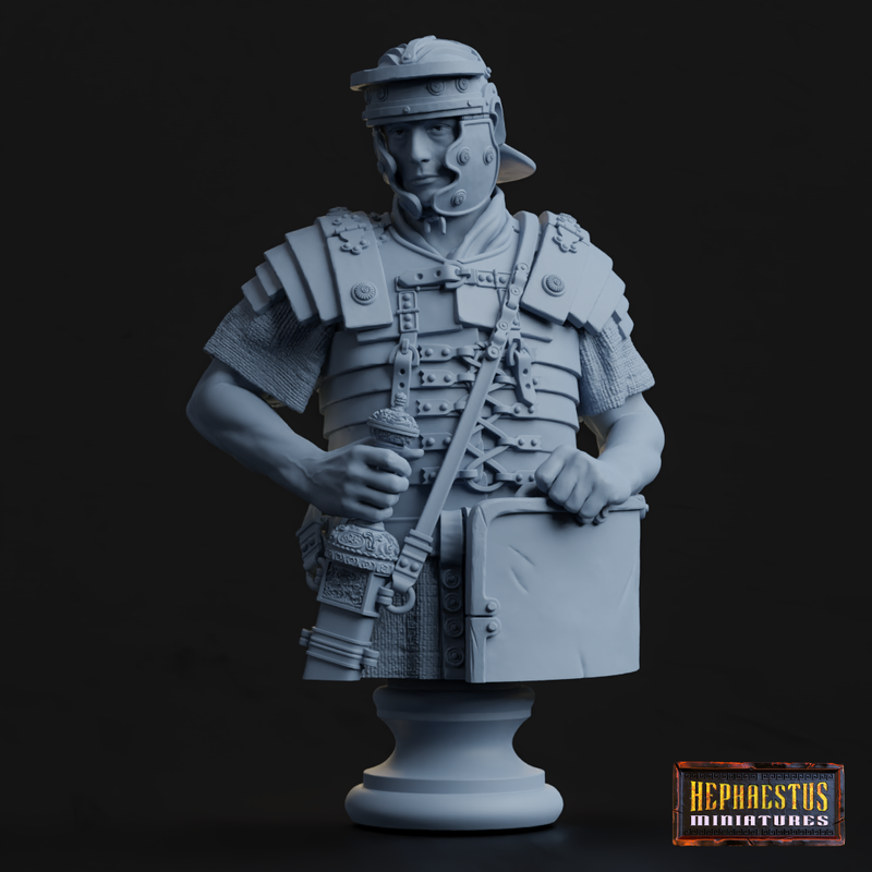 Roman Legionary Bust 1/12 - 3D Print