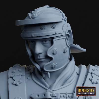 Roman Legionary Bust 1/6 - 3D Print