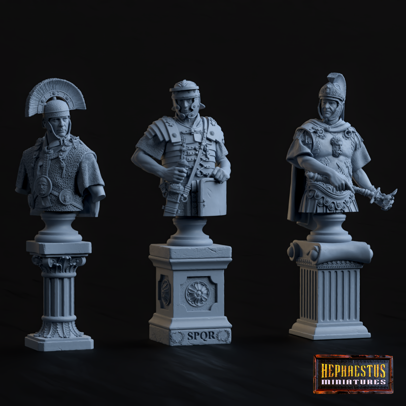 Roman Legatus Bust 1/6 - 3D Print