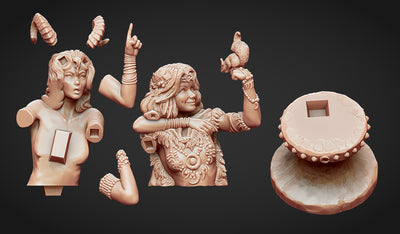 Fiona and Myrrh - 3D Print