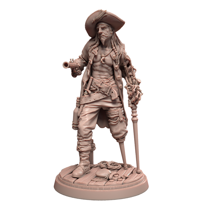 Captain Barnabas, the Infamous Corsair - 3D Print