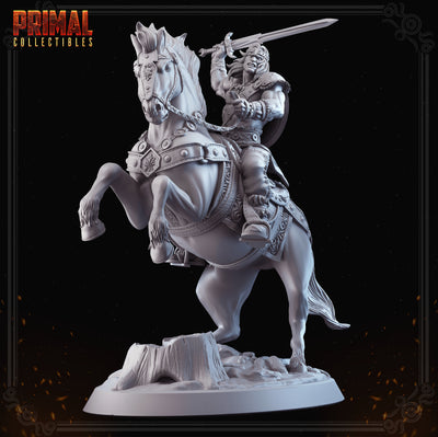 Boris on Horseback - 75mm - 3D Print