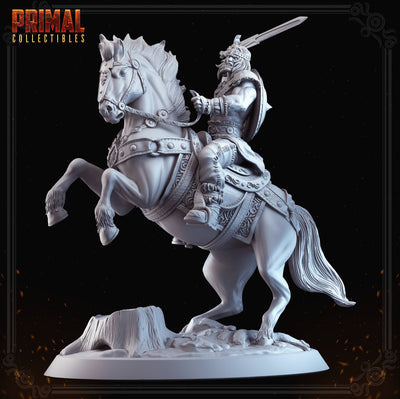 Boris on Horseback - 75mm - 3D Print