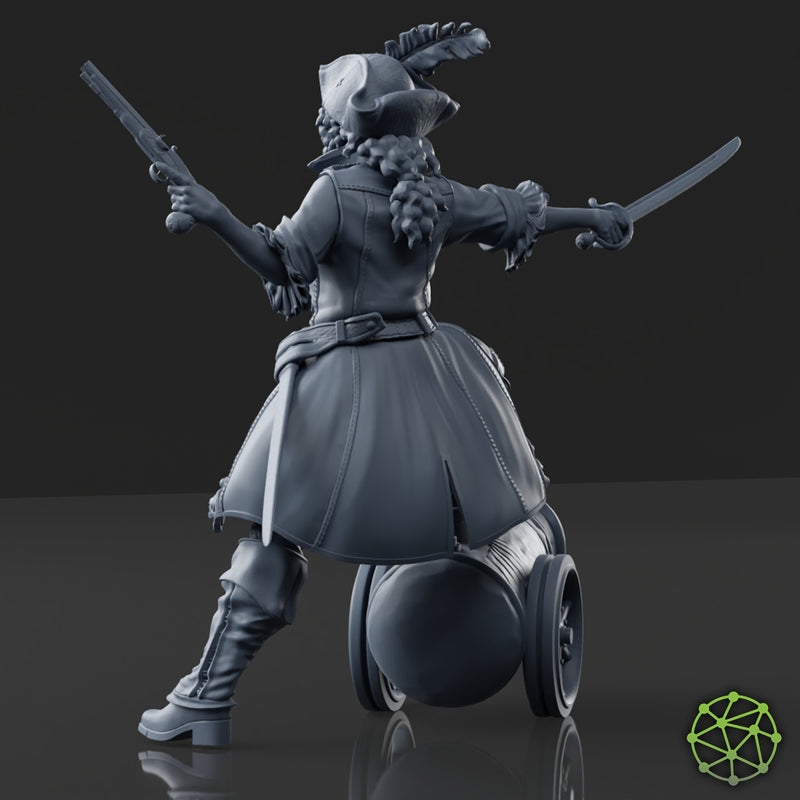 Morgaine the Merciless Pirate - 3D Print