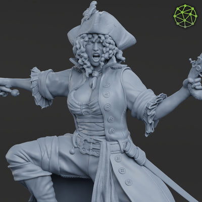 Morgaine the Merciless Pirate - 3D Print