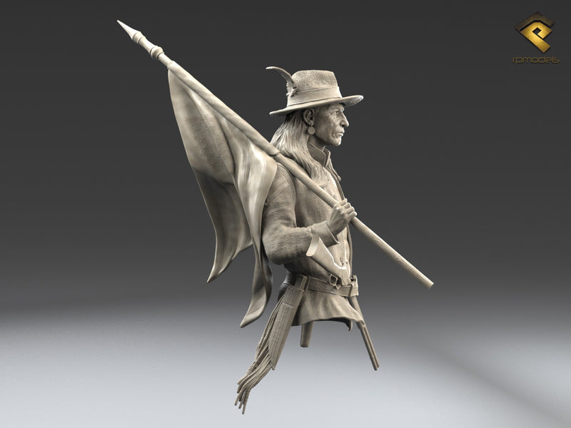 US Cavalry Indian Scout "Curley" 1/12 Bust