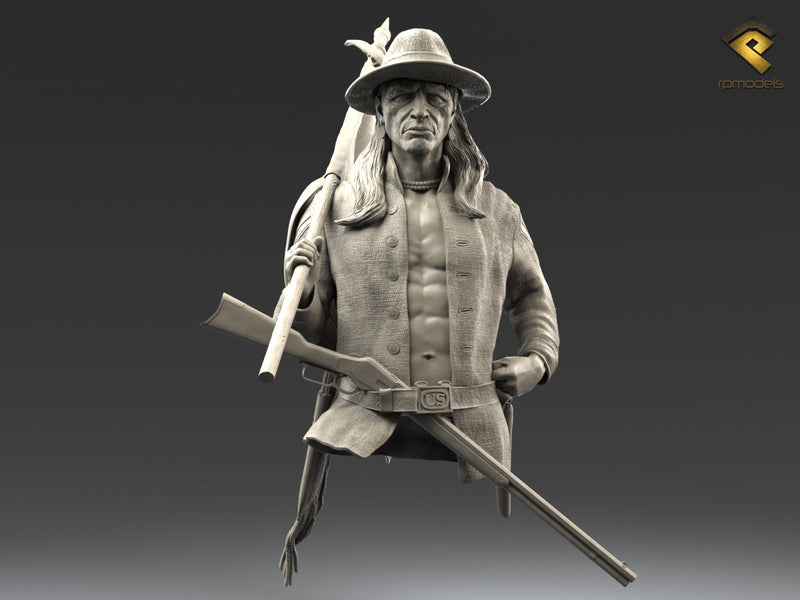 US Cavalry Indian Scout "Curley" 1/12 Bust